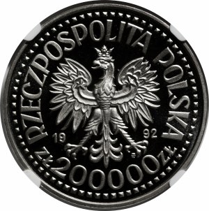 SAMPLE NIKIEL 200000 gold 1992 Ladislaus III Varna - head
