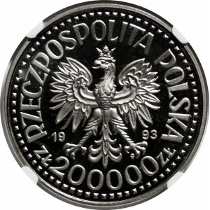 PRÓBA NIKIEL 200000 złotych 1993 - Ruch Oporu 1939-1945