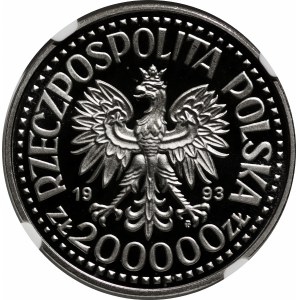 PRÓBA NIKIEL 200000 złotych 1993 Kazimierz IV Jagiellończyk - popiersie