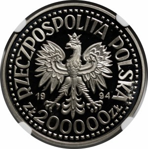 SAMPLE Nickel 200000 gold 1994 Sigismund I the Old - bust