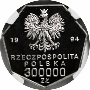 PRÓBA NIKIEL 300000 złotych 1994 70-lecie Odrodzenia Banku Polskiego