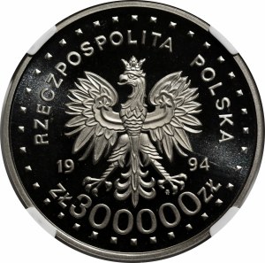 SAMPLE NIKIEL 300000 zloty 1994 50th Anniversary of the Warsaw Uprising