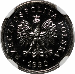 SAMPLE Nickel 2 pennies 1990