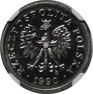 SAMPLE NIKIEL 10 pennies 1990