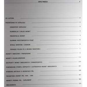 Parchimowicz Janusz, Polskie monety obiegowe, pamiątkowe i kolekcjonerskie 1949-1990