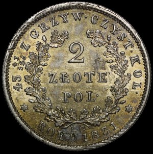 November Uprising, 2 gold 1831 KG - with scabbard - with visors