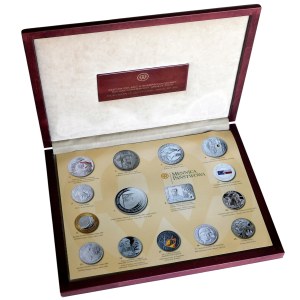 Komplet polskie srebrne monety kolekcjonerskie 2004