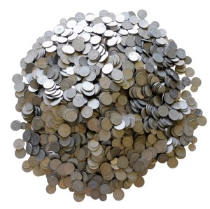 Set of PRL aluminum circulation coins