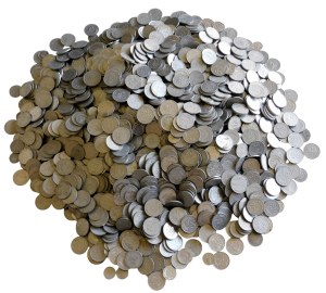 Set of PRL aluminum circulation coins