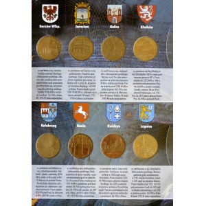 Komplet 2 złote Historyczne Miasta w Polsce, 32 sztuki
