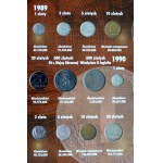 Komplet Polskie Monety Obiegowe 1973 - 1990