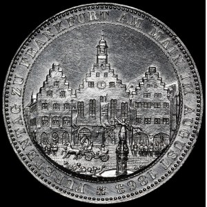Niemcy, Talar 1863, Frankfurt