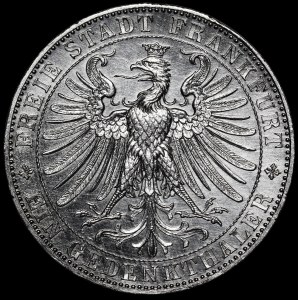 Niemcy, Talar 1863, Frankfurt