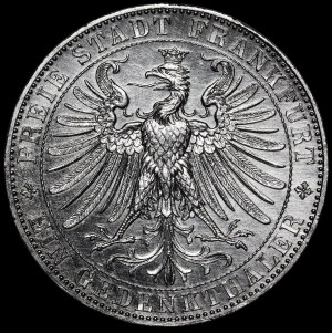 Germany, Thaler 1863, Frankfurt