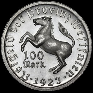 Germany, Westphalia, 100 marks 1923