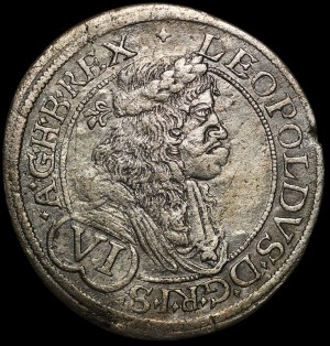 Austria, Leopold I, 6 krajcarów 1680 MM, Wiedeń