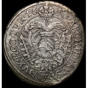 Austria, Leopold I, 6 krajcarów 1680 MM, Wiedeń