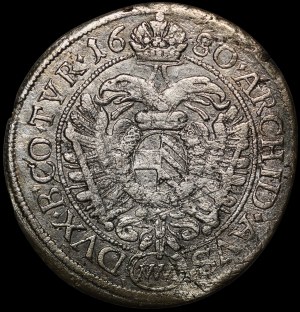 Austria, Leopold I, 6 krajcarów 1680 MM, Wiedeń