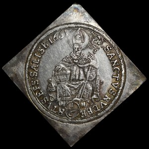 Austria, Bishopric of Salzburg, 1/6 thaler 1661