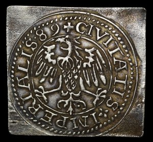 Switzerland, Zürich-city, city shekel klip 1589, Zürich