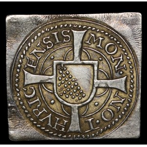 Szwajcaria, Zürich- miasto, klipa szeląga miejskiego 1589, Zürich