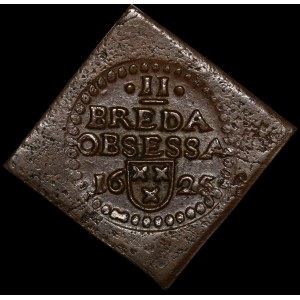 Niderlandy, Breda, 2 stuivers 1625 - klipa