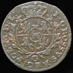 Stanislaw August Poniatowski, 1767 G penny, Krakow
