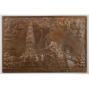PLAKIETA, CZĘSTOCHOWA, JASNA GÓRA, Mennica Państwowa, 1929