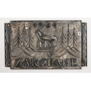 PLAKIETA, ZAWODY MIĘDZYNARODOWEJ FEDERACJI NARCIARSKIEJ (FIS), Zakopane, 1939