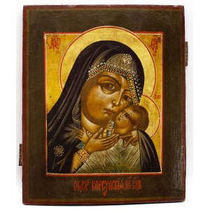 IKONA, MATKA BOŻA KORSUŃSKA, Rosja, 1 poł. XIX w.