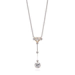 Diamant-Halskette 19./20. Jahrhundert.