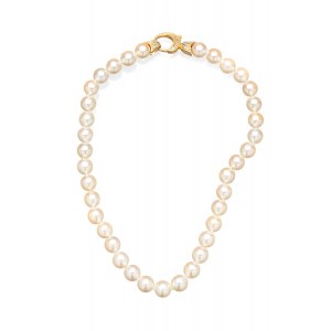 Akoya perlový náhrdelník 2. polovica 20. storočia.