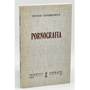 Gombrowicz Witold- Pornographie [schöner Zustand].