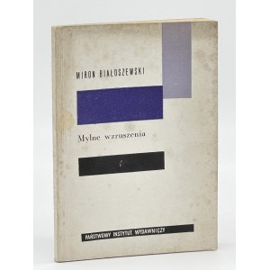 Bialoszewski Miron- Mistaken emotions [first edition].