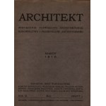 Architect. Monthly magazine devoted to architecture, construction and artistic industry. Book 1 [Cracow 1913].