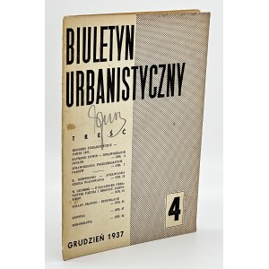Bulletin für Stadtplanung. Dezember 1937[Angelsächsische Schule der Planung].