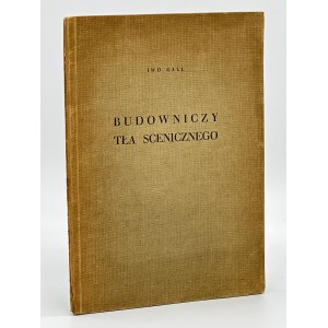 Gall Iwo- Budowniczy tła scenicznego [projekt nowoczesnego budynku teatralnego] [Warszawa 1937]