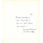 Chotomska Wanda- Klucze Jelenia [autograf s věnováním] [ilustroval Gabriel Rechowicz].
