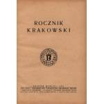 (1956) Rocznik Krakowski. Band XXXIII [Estreicher Karol- Grobowiec Władysława Jagiełły].