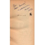 Ważyk Adam- Selected Poems [autograph and dedication] [first edition].
