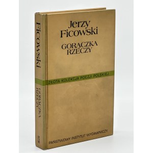 Ficowski Jerzy - Gorączka rzeczy [autograph and dedication][opr.graf.Andrzej Heidrich].