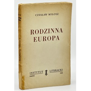 Miłosz Czesław- Rodzinna Europa [wydanie pierwsze, 1959]