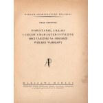 Sosnowski Oskar- Vznik, uspořádání a charakteristika uliční sítě v oblasti Velké Varšavy [1930].