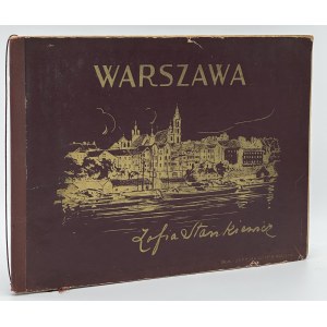 Stankiewicz Zofia - Mappe mit Farblithografien, die Warschau zeigen [1922].