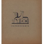 Pozvánka na výstavu typografických prác Jana Bukowského [Krakov 1947].