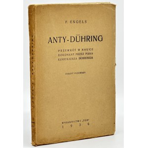 Engels Fryderyk- Anty- Dühring. Przewrót w nauce dokonany przez Pana Eugeniusza Dühringa