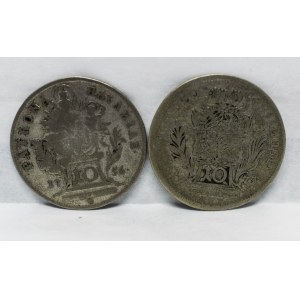 Bavorsko Maximilian III Josef 10 krejcar 1756 a 10 krejcar 1775 , 2 kusy
