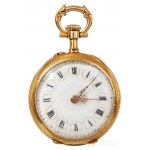 Jaeger - LeCoultre, Taschenuhr mit Diamanten und Saphiren (19./20. Jahrhundert).