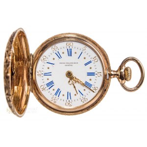 Patek Philippe, Taschenuhr mit Horror Vacui Dekoration (um 1900)