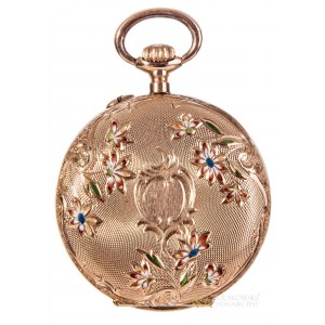 Manufaktur (19./20. Jahrhundert), Taschenuhr mit floralem Motiv
